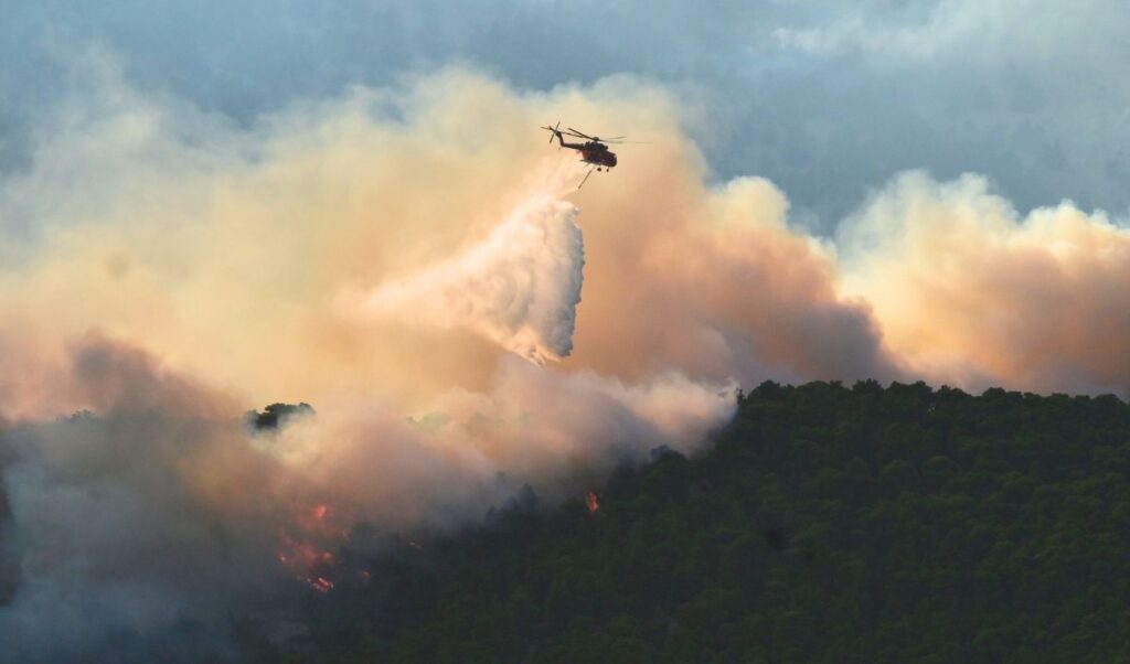 Greece on Fire: 59 Wildfires in 24 Hours, 14 Active Fronts