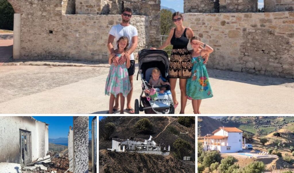 From dream to nightmare: British family’s Greek home destroyed by wildfire (Photos & Video)