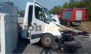 Tragedy in Serres: Two dead after truck collides with car