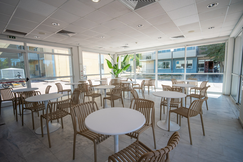 Screening room and lounge area