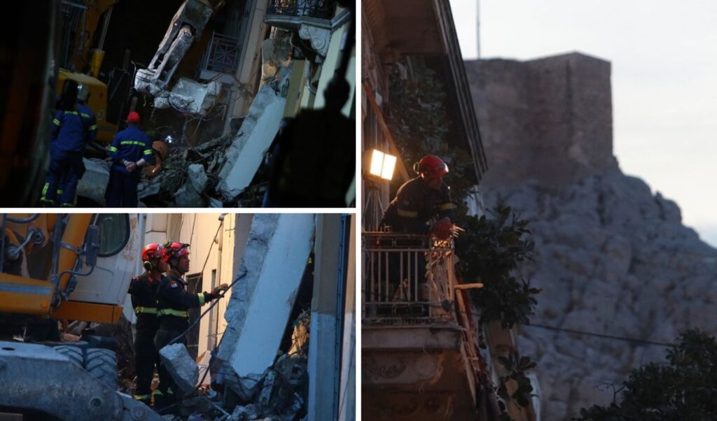 Athens Explosion: One Dead in Plaka Rubble, Five Still Missing