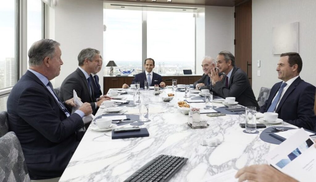 Mitsotakis meets Morgan Stanley leadership to discuss nuclear energy