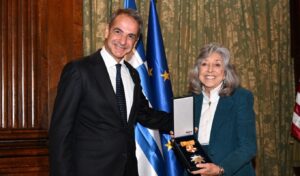 Dina Titus honored with Greece’s Order of the Phoenix by PM Mitsotakis