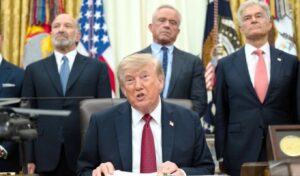 Trump confirms US strikes near Strait of Hormuz, warns Iran of harder hits