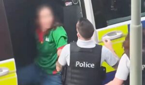 Shocking video from Belgium: Officer slaps handcuffed woman, shoves her into police car