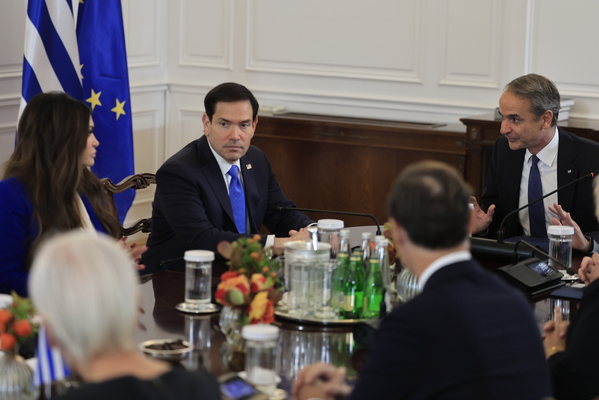 Mitsotakis & Rubio meeting