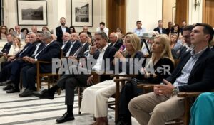 Mitsotakis in Chania for the book on Minos Zombanakis: the Greek banker who created LIBOR