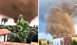 Sicily double tornado strikes school with 273 students, injuring 6 children